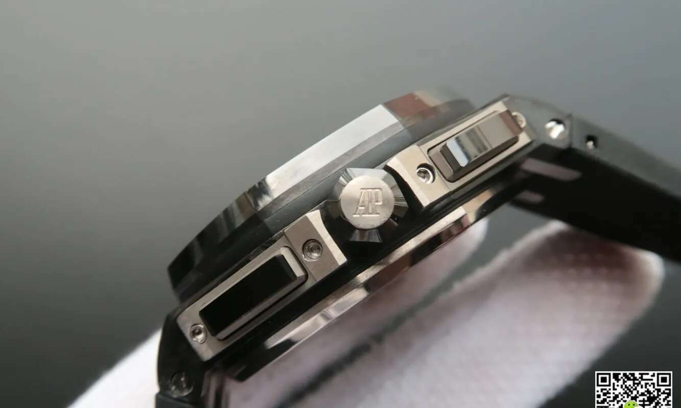Audemars Piguet Royal Oak Offshore 26400AU.OO.A002CA.01 JF Factory 1:1 Best Edition Replica Watch Black Strap